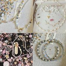 20 piezas de cuentas de vidrio con brillo de colores para hacer manualidades de joyería DIY, suministros de artesanía, regalos de , decoración del hogar, pequeños accesorios - Hazlo tú mismo - Ver 7