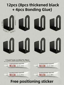 2/4件套免钻孔锅盖架，多功能厨房收纳架，可放置砧板和锅盖，适合浴室和阳台墙面安装，厨房必备品