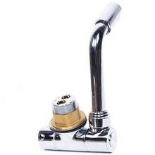 Grifo de campamento de Autocaravana de nuevo barco, grifo de cocina plegable caliente y caliente, cobre - Plateado - Ver 6