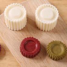 1 Set ABS Material Cookie & Pastry Mold, Embossed Baking Mold, Suitable For Making Desserts, Snacks, Cakes, Cookies, Kitchen Tool, DIY Baking Tool - Multicolor - View 1