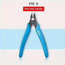 2/5/10pcs PRECISE Wire Cutters - 5-Inch Flush Metal Side Cutter, Mini Nose Plier With Stainless Steel Sharp Edge & Blue Handles - Lightweight, Comfort Grip For Jewelry, Electronics & Hobby Snipping - Baby Blue - View 6