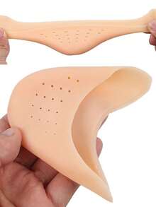 Silicone Toe Protector For High Heels, Soft Cushion Pads Adjust Shoe Size, Prevent Blisters And Corn (For Toes Big Or Small) For Women High Heels Women Pumps And Men Sneakers Shoes Summer Daily Wear - Apricot - View 10