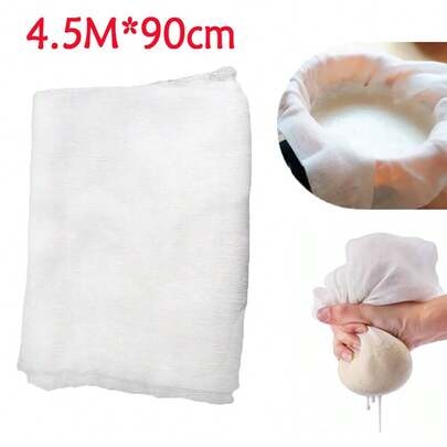 5 Yards Cotton Cheese Cloth Food Straining Butter Muslin Gauze Cooking Draining Fine Reusable