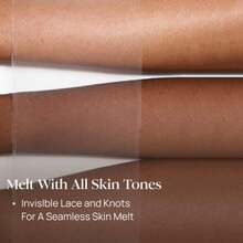 Tóc giả thẳng, mật độ 200% - Tóc giả kẹp, không cần keo, đã cắt sẵn, tỉa sẵn, ren phía trước 13x4, phù hợp cho phụ nữ sử dụng hàng ngày, dự tiệc, lễ hội âm nhạc, sinh nhật, quà tặng ngày Valentine. - Tự nhiên & Đen - Xem 7