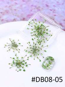 1盒花瓣美甲裝飾，粉色、藍色、黃色、白色、棕色人造花，Y2K風格深色美甲配件，適合夏季、秋季、冬季美甲飾品 - 彩色 - 查看 18