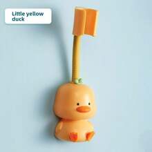 1pc Adhesive Bathroom Handheld Shower Head Holder, Adjustable Angle For Convenient Use, Fits Any Shower Setup! Bathroom Shower Wall Mount Bracket, 360 Degree Adjustable Duck Shower Rack, No Drilling Required - Multicolor - View 11