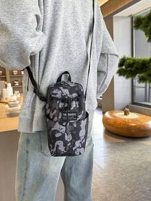 Men's Mini Messenger Bag, Shoulder Bag, Crossbody Bag, Wallet