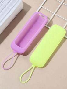 1 Pc Silicone Nightlight Remote Control Protective Case, Suitable For  ROKU RC280TV Remote, Anti-Drop & Dirt Resistant Cover - Multicolor - View 8