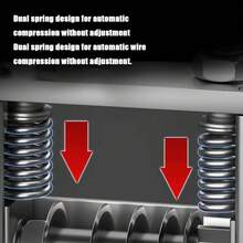 Máquina pelacables manual o pelacables accionado por taladro con 6 canales para cables de desecho de 1-17 mm - Plateado - Ver 3
