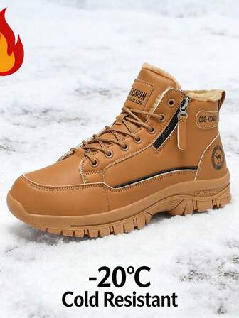 Herrstövlar i hög kvalitet i läder, Nya höst-/vinterstövlar, Termofoder, Tjock sula, Ökad höjd, Halkfri, Slitstark, Rund tå, Snörning, Dragkedja i sidan, Plusstorlek 46, Herrstövlar, Vadmöjlighet, Mode, Utomhus, Fest, Gatustil, Herrvandringskängor, Läder, Vattentät, Oljebeständig, Herrskjortor i läder, Utomhus, Modern, Sport, Herrskyddsskor, Utomhus, Ökenstövlar, Motorcykelstövlar, Varma pälsstövlar, Herrstövlar i vadmöjlighet