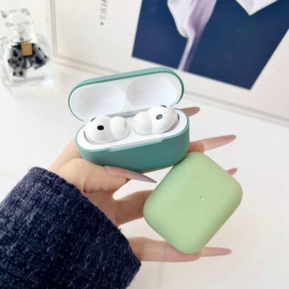 0.8mm Ultra-Thin Silicone Protective Case, Suitable For Compatible With AirPods All Models, Naked Touch Feel