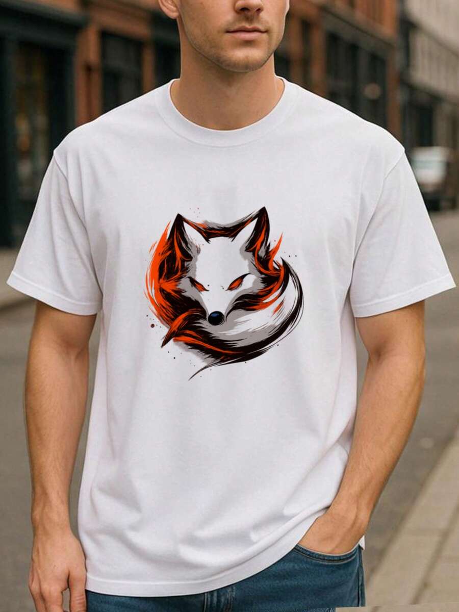 Men T-Shirts - 白色 - 查看 1