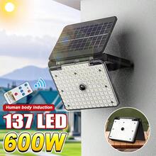 600W Latest Design Outdoor LED Solar Light 3 Mode Sensing Solar Power Floodlight Solar Wall Street Light For Garden Path Camping - 600W 137LED NEW - View 3
