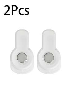 1/2个耐热免钻孔/螺丝儿童安全锁，适用于烤箱、炉灶和微波炉的粘性安全锁 - 塑料门 - 彩色 - 查看 7