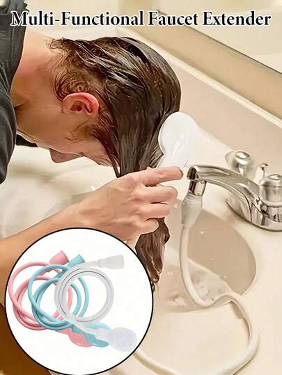131cm Multifunctional Faucet Extension With Shower Head, Easy To Use Shampoo, Bathing And Shower Head Adapter For Pets, Home And Bathroom Decor, Suitable For Autumn Decoration, Back To School, Travel Essentials, Perfect Gift For Birthday, Anniversary, Valentine's Day, Christmas, Halloween, Teacher's Day, Graduation, Thanksgiving, Etc.