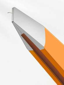 1支高精度眉镊，脱毛钳，斜口眉夹，用于拔除毛发，面部脱毛夹，化妆美容工具，眉镊面部脱毛器，适用于眉毛、细小毛发、胡须，家用、沙龙和美容院均可使用 - 彩色 - 查看 4