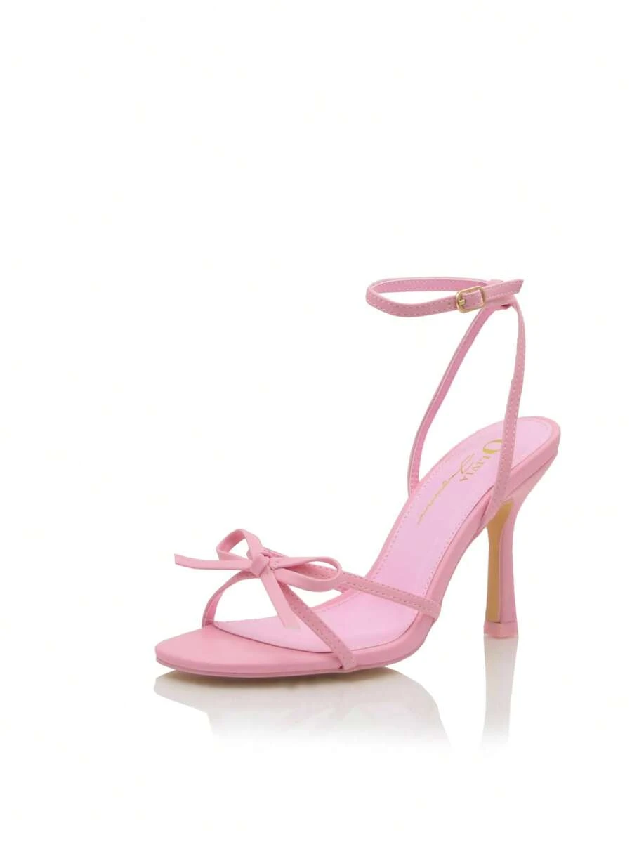 Cute  Gorgeous  Basics    Polyurethane(PU)    Bow  Buckle    Office  Party  Wedding  Holiday    Spring/Summer - 粉色 - 查看 1