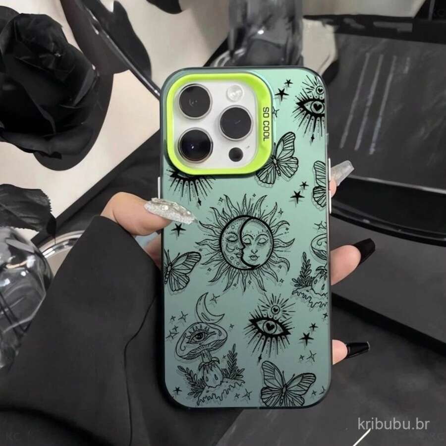 Anti-Impact Case Sun And Moon Pattern Resistant Cover I P H One Xs Max Xr 7 8 11 12 13 14 15 16 17 Pro Max 7 8 14 15 16 Plus Galaxy A03 A05S A10 A11 A12 A13 A14 A15 A20 A23 A32 A35 A50 A51 A52 A55 A72 S20 S21 S23 FE S22 S23 S24 25 Ultra Redmi A2 A3 10C 12C 13C 14C POCO X3 G60 G84 Case - J3 - 查看 1