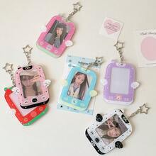 卡通翅膀手机挂饰卡套，韩流粉丝镂空卡片展示盒，可爱卡套 - 長方形 - 查看 11