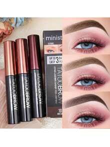 1pc Tattoo Eyebrow Gel Tint | Semi-Permanent Waterproof & Smudge-Proof Formula | Creates Full Natural Brows | Long-Lasting Eyebrow Makeup - Nhiều màu - Xem 3