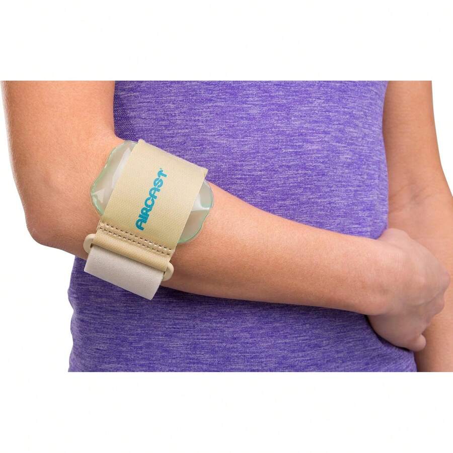 Aircast Pneumatic Armband: Tennis/Golfers Elbow Support Strap, Beige - 淺褐色的 - 查看 1