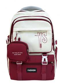 Unisex Nylon Zipper Backpack, Large Capacity Multi-Function Backpack, Suitable For Various Occasions And Daily Use - 9022 - View 12