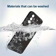 1pc TPU Black Case Ultra Thin Flexible Soft Anti-Slip Protective Cover Shockproof Durable Matte Finish Scratch Resistant Slim Fit Phone Case, Compatible With Realme/Narzo/Neo - Black - View 4