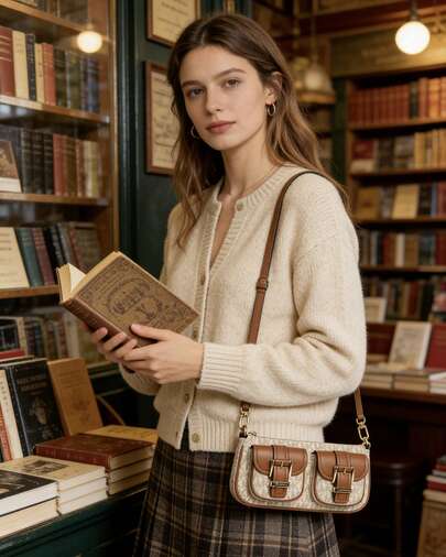 Michael Kors Bolso de hombro ZOE para mujer, bolso de mano con asa superior