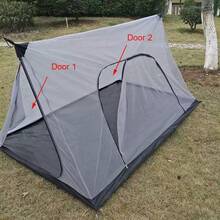 Camping Mosquito Net, Suitable For Shelter, Mosquito Net, Camping Screen Room, Ultra-Light, Breathable Mesh, Double-Layer Zipper Mosquito Net - Multicolor - View 5