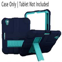 1pc, Compatible With IPad Mini 7 (A17 Pro) 2024/Mini 6 2021 8.3-Inch, Shockproof Protective Case With Stand For IPad Mini 7/6th Gen, IPad Mini 7 (A17 Pro, 7th Gen) 2024 / IPad Mini 6 (6th Gen) 8.3-Inch With Pencil Holder - Blue + Navy - Rose Gold + Pink - View 2