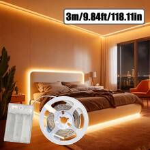 Acosh Neon DC 5V USB LED灯带 - 带电池盒的灯带,1米/2米/3米/5米/10米多种长度可选,高亮度灯带,柔性灯带,适用于楼梯、卧室、派对、厨房、电视、圣诞节等场合(不含电池) - 暖白色 - 查看 11