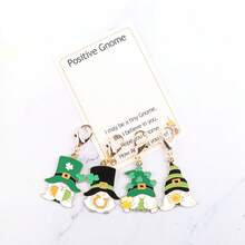 4pcs New Style Inspiration Dwarf Keychain Set | Dwarf Day Pendant, Suitable For Men And Women, Friends And Colleagues - With Lobster Buckle, Zinc Alloy, Perfect St. Patrick's Day And Easter Gift, Phone Case, Decorative Car Rearview Mirror Penda - Multicolor - View 6