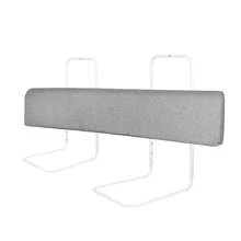 Bed Rails, 100/150/180/200 Cm, Height Adjustable, Suitable For Bed Frames, Linen Grey. - Grey - View 10