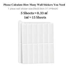 WalDecoo 1/5/10/20 PCS Peel And Stick Tiles - Waterproof Self-Adhesive Wall Panels DIY Removable Backsplash For Kitchen Bathroom Party - Multicolor - View 24