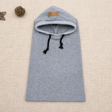 Novo Moletom com Capuz em Formato de Cabeça de Cachorro, Moletom Quente com Capuz Ajustável, Lenço de Pescoço Acalmante de Emoção, Suprimentos para Animais de Estimação - Multicolorido - Visão 21