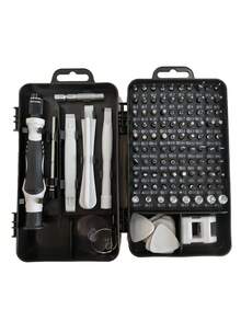 122pcs Precision Screwdriver Set With Magnetic Tips - 32 In 1/115 In 1 Professional Electronics Repair Tool Kit For Laptop, PC, Watch, Phone - CR-V Steel Multi-Function Screwdriver With Storage Case - Multicolor - View 20