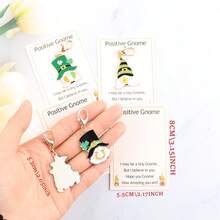 4pcs New Style Inspiration Dwarf Keychain Set | Dwarf Day Pendant, Suitable For Men And Women, Friends And Colleagues - With Lobster Buckle, Zinc Alloy, Perfect St. Patrick's Day And Easter Gift, Phone Case, Decorative Car Rearview Mirror Penda - Multicolor - View 5