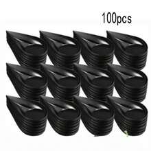 50pcs/100pcs/200pcs Mini Tasting Plates, Appetizer Dishes, Dessert Cups And Spoons, Suitable For Wedding Parties, Back To School, Snacks, Desserts, Cakes, Ice Cream - Multicolor - View 14