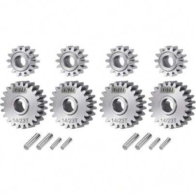 Stainless Steel 14/23T Stock Portal Gears Set For 1/18 RC Crawler Redcat Ascent-18 Upgrade,40778983