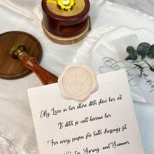 10/25pcs Rose Or Heart Shaped Wax Seal Stickers, Self-Adhesive Envelope Seals Suitable For Weddings, Parties And Birthdays - Multicolor - View 7