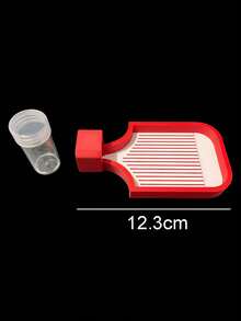 Twistable Bottle Diamond Painting Dot Diamond Plate, Funnel, Diamond Screening Tool, Convenient Storage, Can Be Used To Store Diamonds And Rice Beads, Diamond Painting DIY Tools - Multicolor - View 6