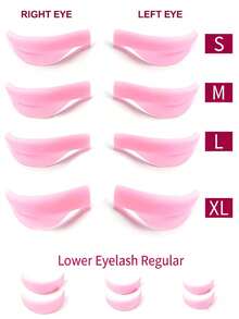 7pcs Reusable Eyelash Lift Kit, Includes Eyelash Perm Pad, Silicone Eyelash Lift Pads, Eyelash Curler, Applicator, Eyelash Assist Tools, Eyelash Perm Solution, Silicone Eyelash Curler, Eyelash Lift Rod, Makeup Beauty Tools - Baby Pink - View 6
