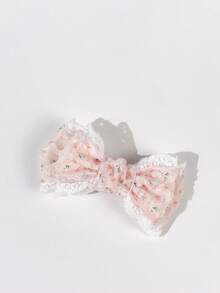 1个女士花朵蝴蝶结发夹，简约时尚，甜美优雅，适合日常通勤、节日聚会、生日派对、观光、摄影等各种场合。送给闺蜜的绝佳礼物。 - 彩色 - 查看 16