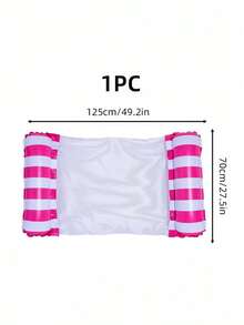1 chiếc phao bơi bơm hơi PVC dành cho người lớn, vòng bơi bơm hơi, ghế sofa nước, võng nước, có thể gấp gọn và di động, ghế nằm thư giãn ngoài trời, thích hợp cho hồ bơi, bãi biển, không cần nguồn điện, thoải mái, nhẹ và dễ mang theo, giúp thư giãn, thuận tiện mang theo, bơm hơi và sử dụng, thích hợp cho người lớn, vật dụng cần thiết cho mùa hè, đồ dùng cho năm học mới. - nhiều màu - Xem 10