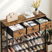 Estantes plegables para zapatos - 90 x 28 x 95,5 cm - Ver 5