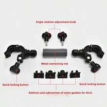 1 cái kẹp giữ dù câu cá, kẹp dù ghế, chắc chắn, nhẹ, đa chức năng. - Nhiều màu - Xem 7
