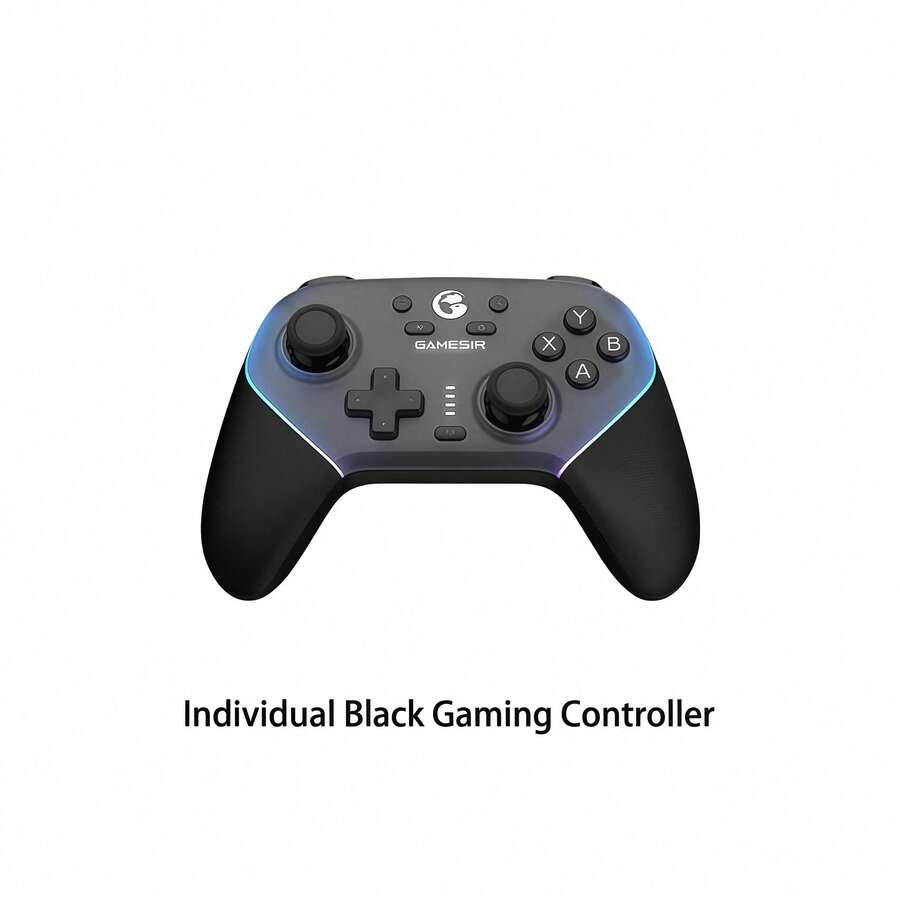 GAMESIR Tay cầm chơi game T4n Pro Supernova Magnetic Controller, không dây hai chế độ, bọc nhung, rung thích ứng, tương thích với Switch/PC/Steam/TV, màu đen. - màu đen - Xem 1