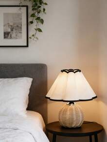 1pc USB Powered Woven Desk Lamp, Retro Style Lamp, Suitable For Bedside, Hostel, Dining Room, Camping, Warm Light Atmosphere Lamp - Warm white light - View 4