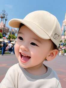 1/3 Piece Cute Fashion Animal Rabbit Bear Tiger Printed Baseball Cap Suitable For Baby Girls Boys Soft Adjustable For Toddlers Girls Boys Suitable For Spring Summer Daily Life Casual Party Play - Multicolor - View 8