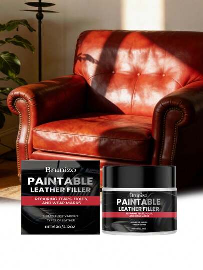 Leather Filler, Leather Surface Cleaner, Renovator, Stain Remover, Maintenance, Shine, Household Carebeach,Summer,Vacation,Holiday,Travel Essential,Going Out Tops,Household Items